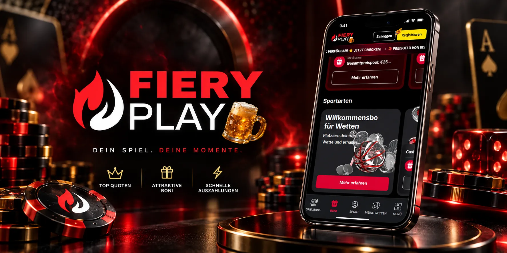 FieryPlay Casino App-Screenshot